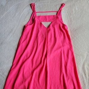 Short pink flowy GB dress